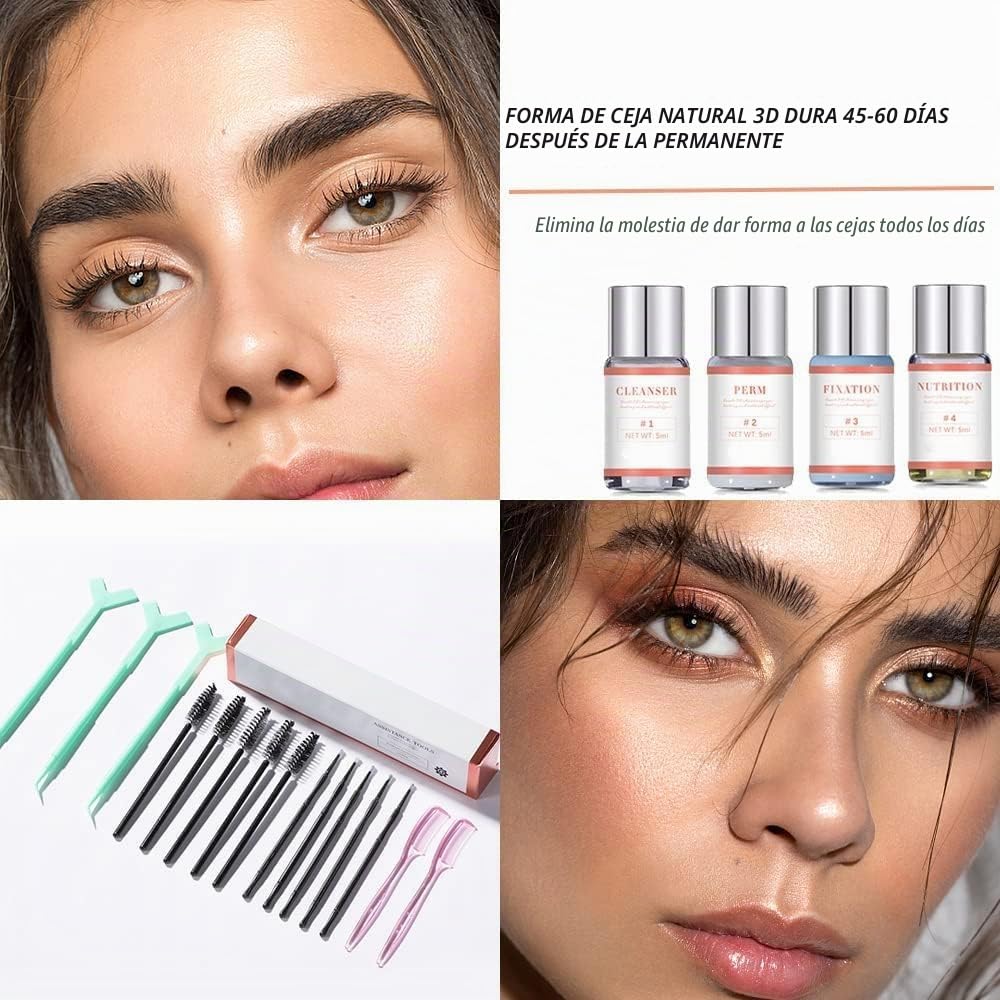 Kit de Laminación de Cejas, Kit Profesional de Levantamiento de Cejas