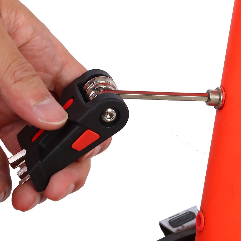 Dioche Herramienta De ReparacióN De Bicicletas, DUUTI 16 En 1 Bicicleta Mountain Bike ReparacióN De MúLtiples Funciones Kit De Herramientas De Mantenimiento