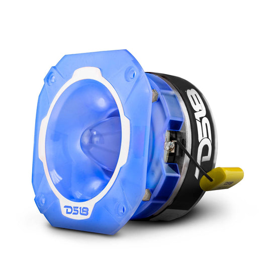DS18 PRO-TW3L RGB Alluminum Super Bullet altavoz de agudos y Bullet- Bobina de voz de 1.5 pulgadas, cuerpo de policarbonato y bala, 500 W máximo, 250 W RMS, 4 ohmios, cruce integrado - Los tweeters