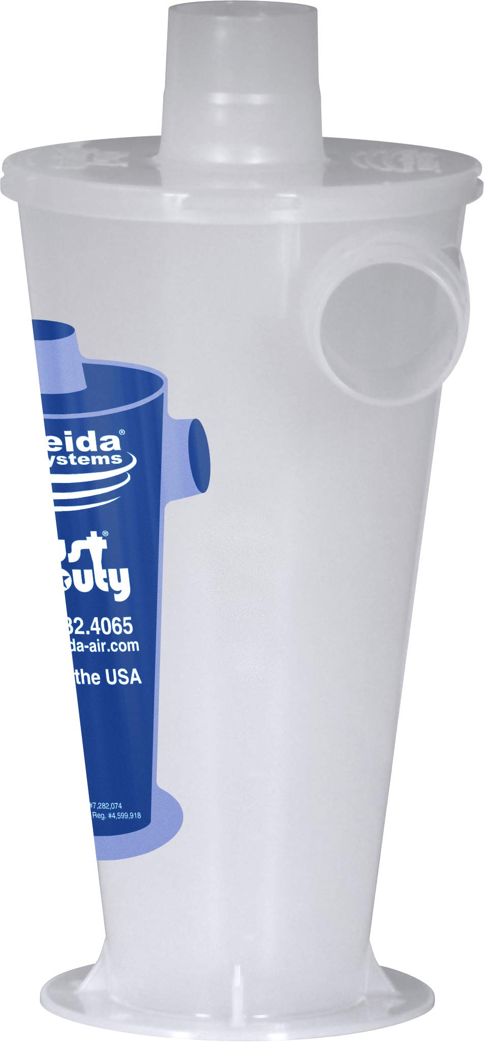 Separador de Ciclón DIY Antiestático Antipolvo
