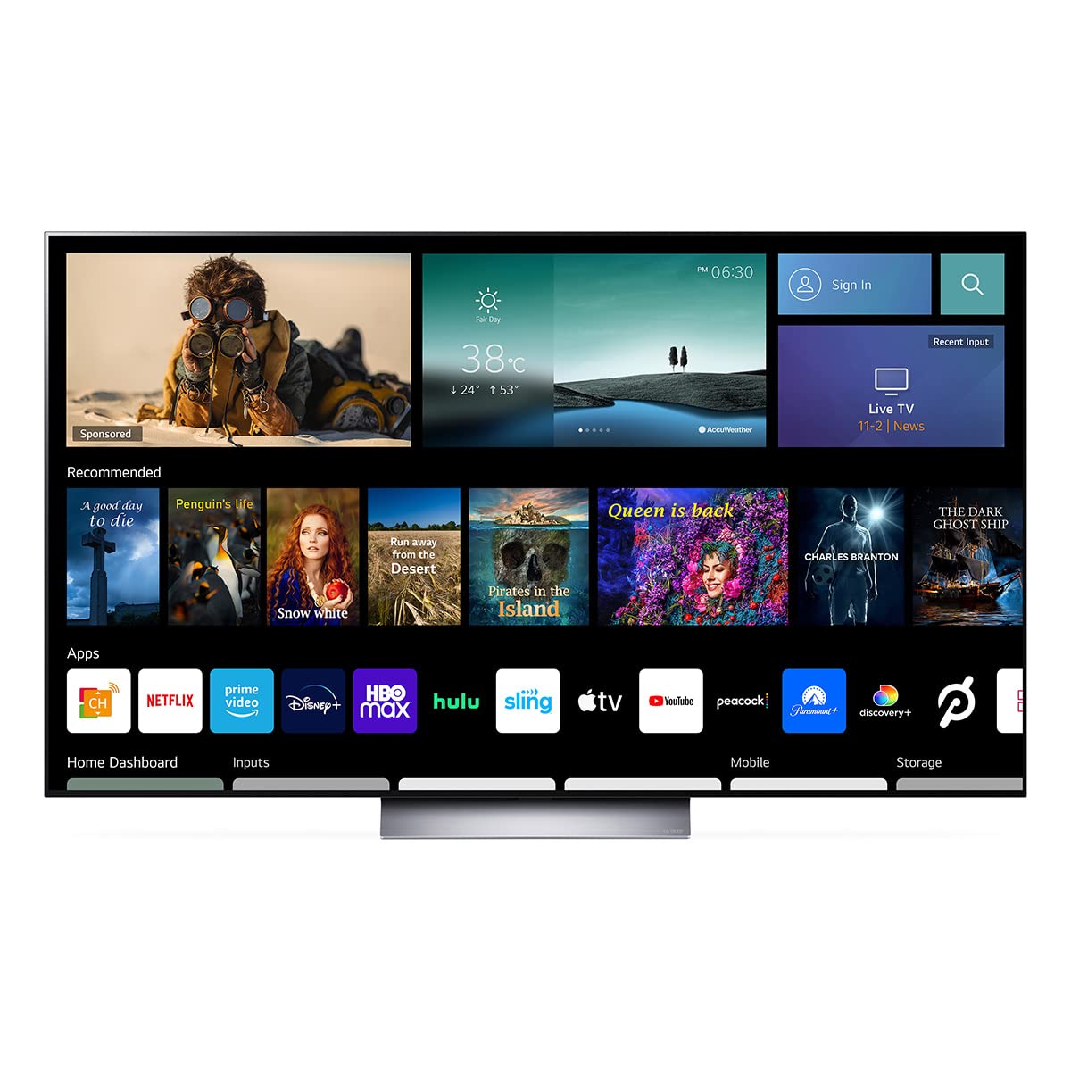 LG OLED EVO C2 Series 65” Alexa Built-in 4k Smart TV (3840 x 2160), 120Hz Refresh Rate, AI-Powered 4K, Dolby Cinema, WiSA Ready, Cloud Gaming (OLED65C2PUA, 2022)