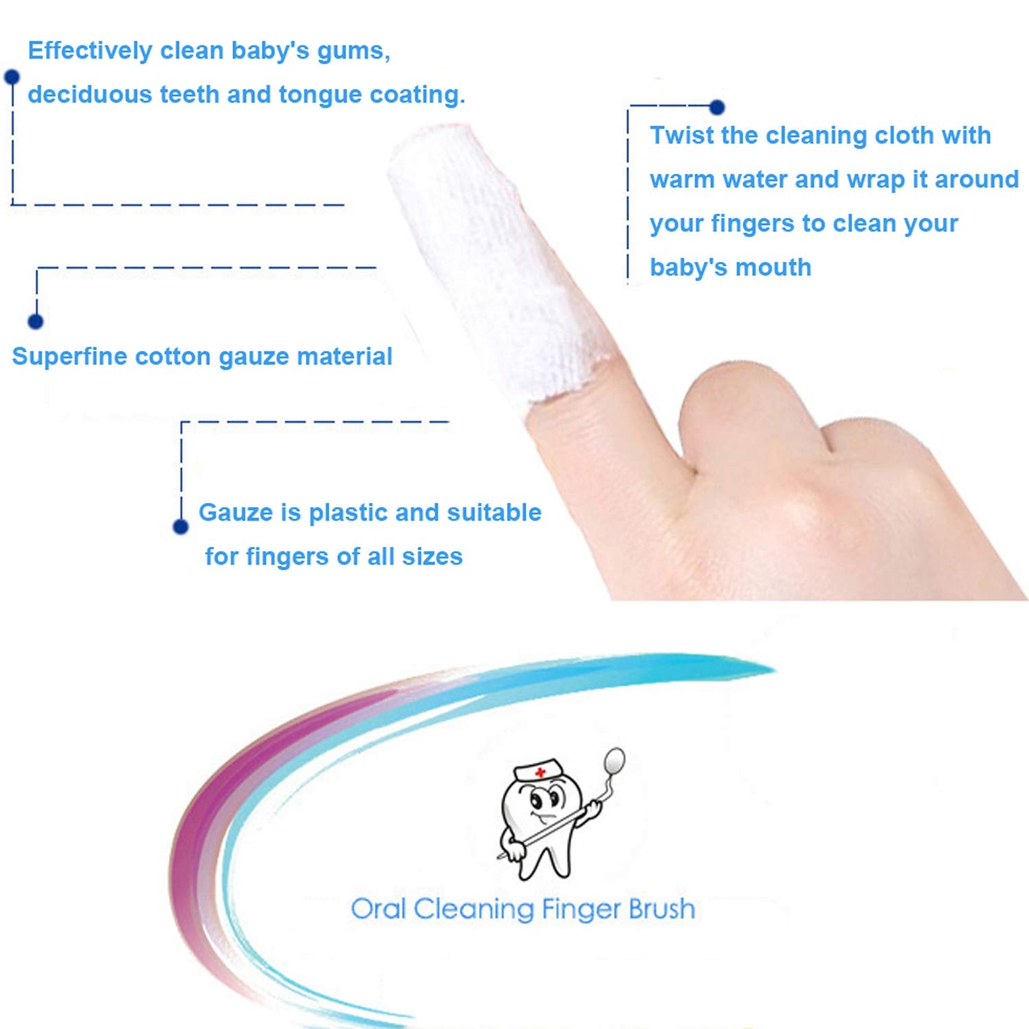 Cepillo de Dientes Serlife Suave Gasa para Bebés