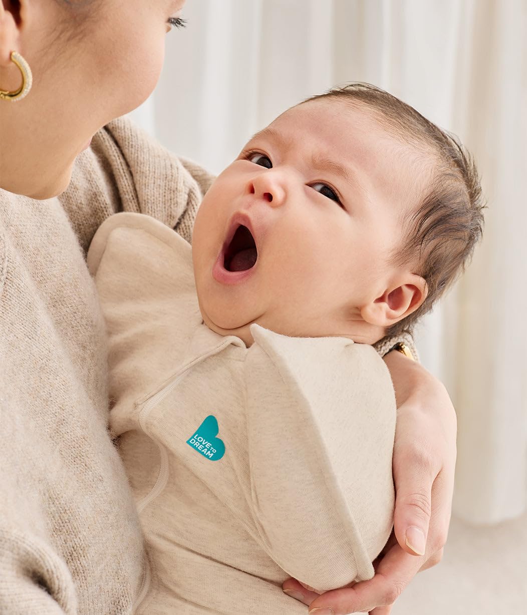 Love to Dream Swaddle UP, saco de dormir de 0 a 3 meses, autorelajante, mejora el sueño, ajuste ceñido ayuda a calmar el reflejo de sobresalto, esenciales para bebé imprescindibles para recién nacidos