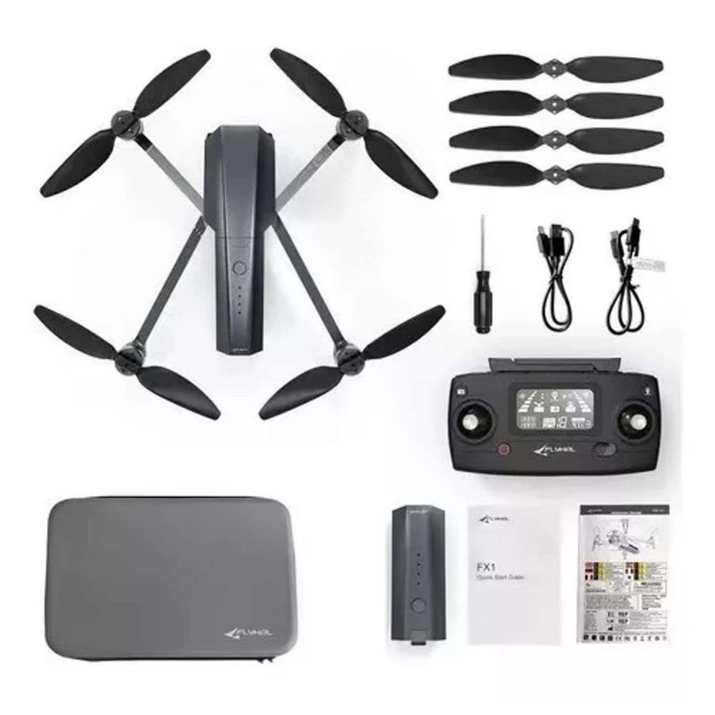 CLICKLIFE Dron Gps 4k 5g Wifi 3 Gimbal 800mts 25min 2 Camaras Sg907max