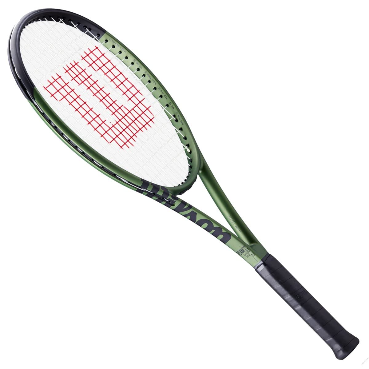 Raqueta de Tenis Wilson Blade Team V8 Verde Negro Intermedia calidad económica