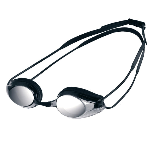 Arena Tracks, gafas de natación espejadas Negro/plateado humo/negro Una talla 0.00|pounds