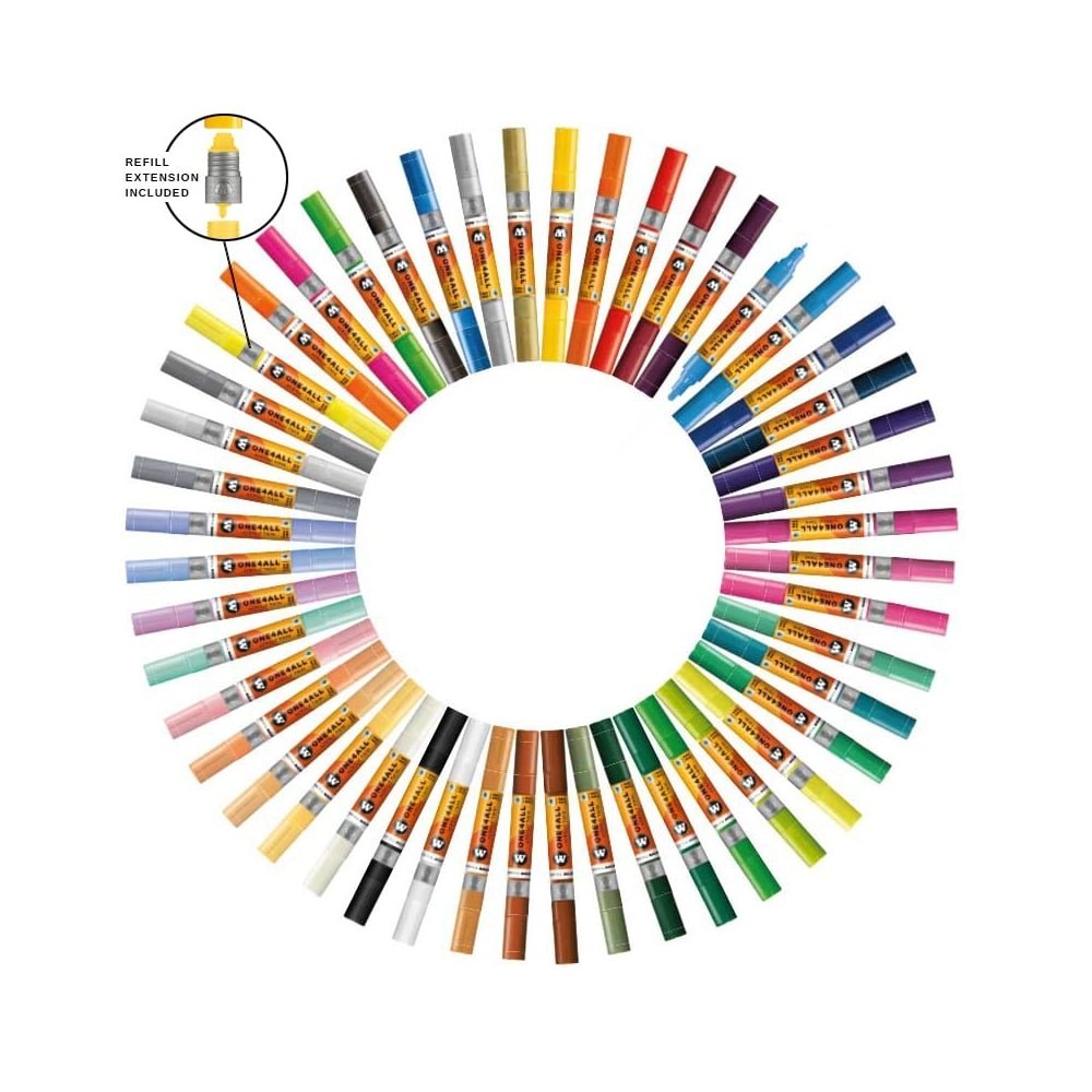 Molotow 227443 Marcador Acrílico Twin 1.5 Mm/4 Mm, Grey Blue Light # 237