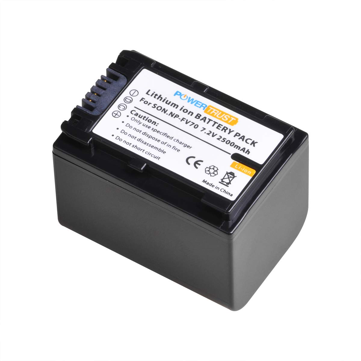 Cargador USB PowerTrust para Sony HDR-CX y HDR-PJ Negro