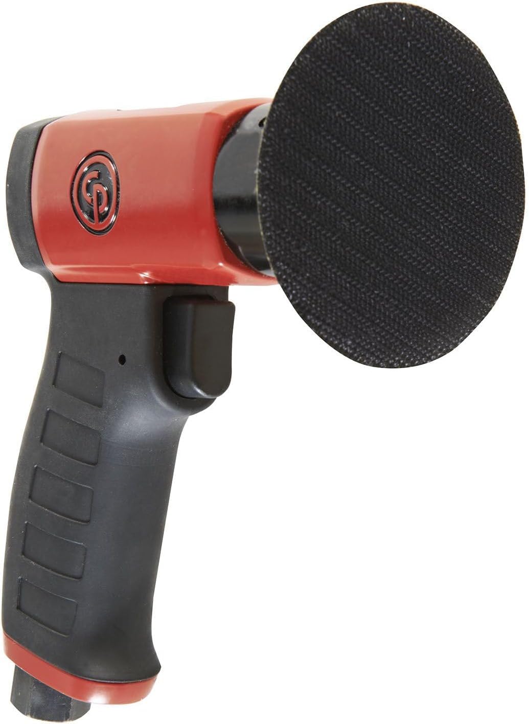 Chicago Pneumatic CP7200 - Herramienta de lijadora giratoria aleatoria de aire, mejora del hogar, herramientas de carpintería, pulidor, eliminación de óxido, resistente, herramienta giratoria, mango de pistola, gancho y bucle, 3 pulgadas (75 mm), 15000 RP