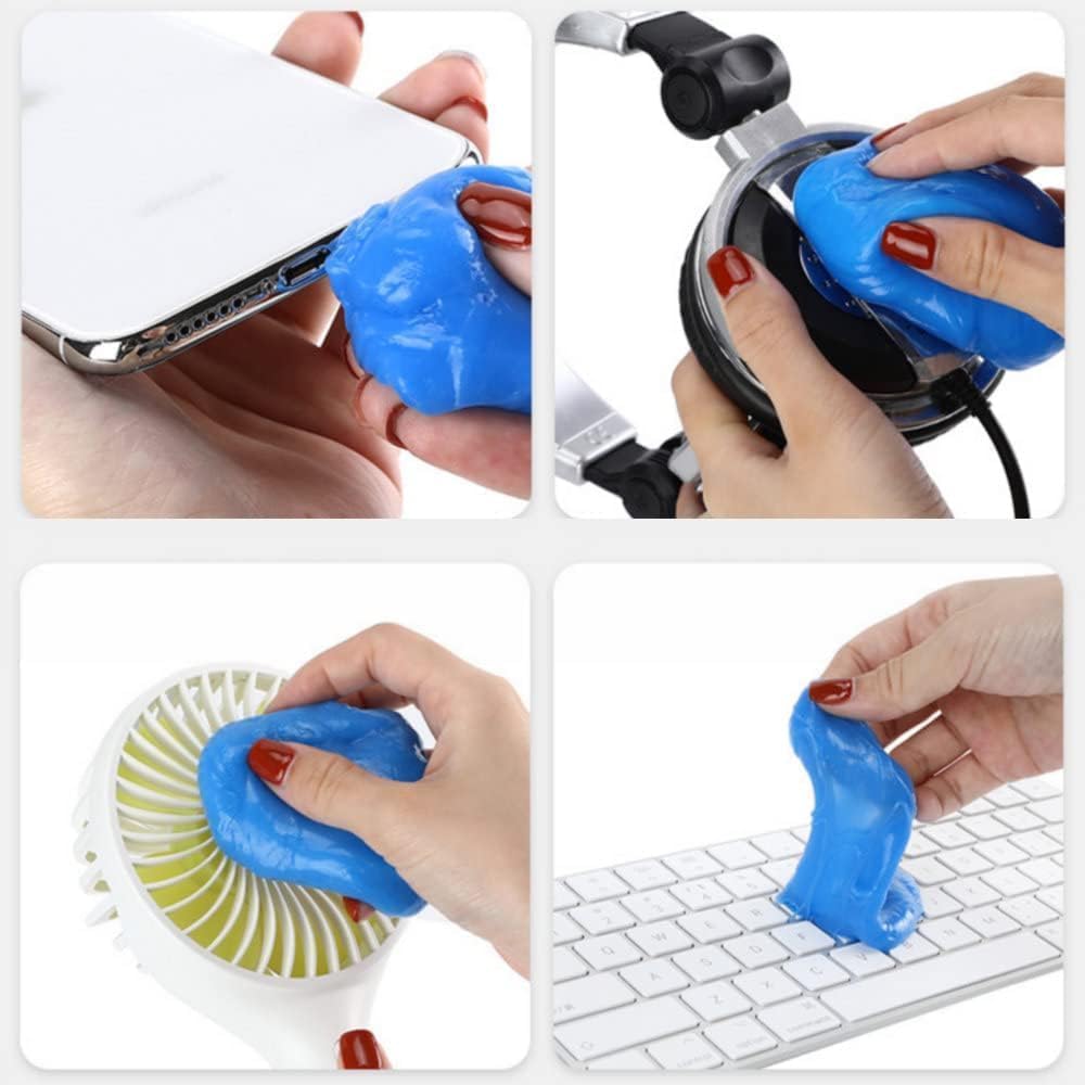 Pack Gel Limpieza Alta Calidad Veraly.MX Multiuso Verde para Detalles de Automóvil y Teclado