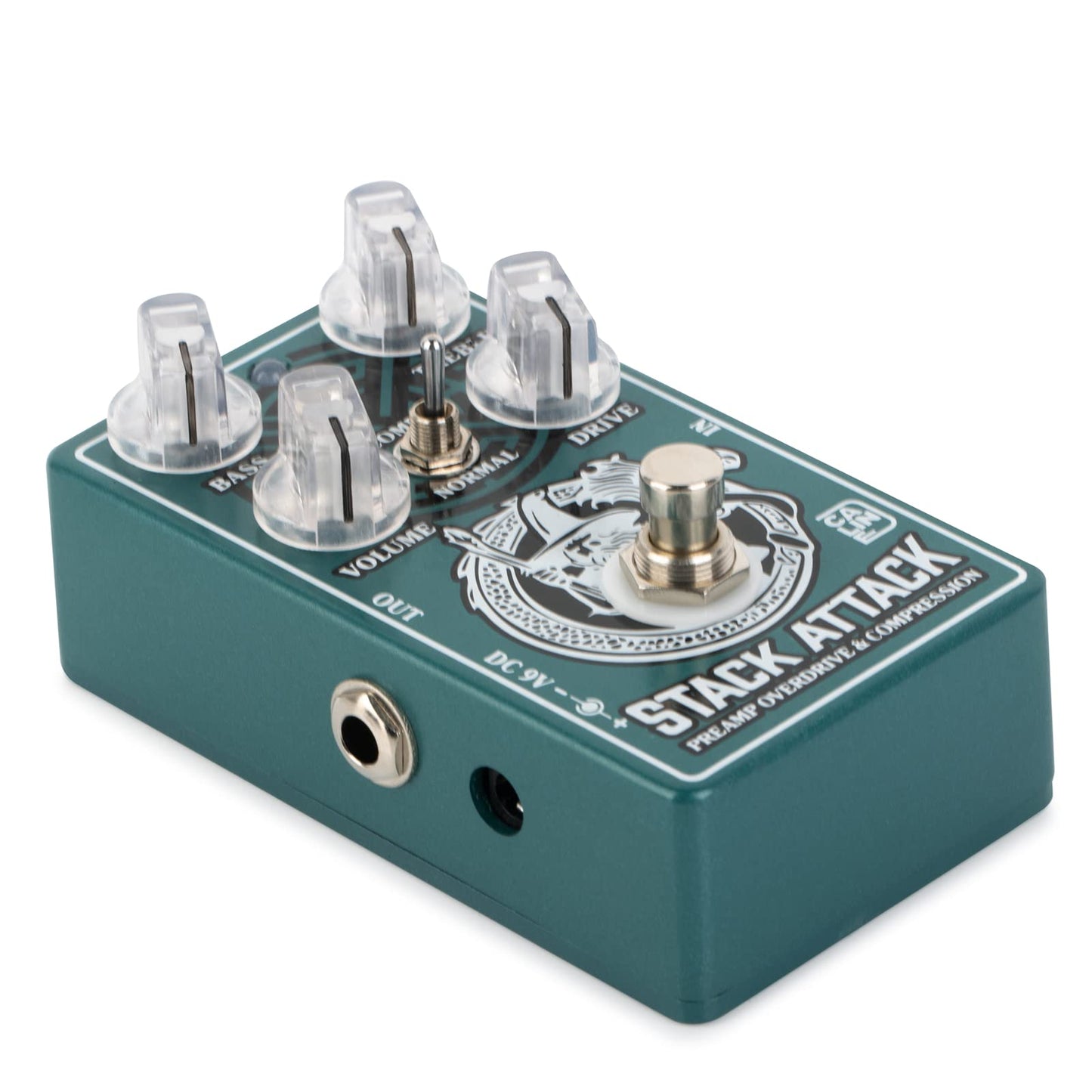 Caline CP-509 Stack Attack Preamplificador Overdrive & Compresor Pedal True Bypass Carcasa de aleación de aluminio