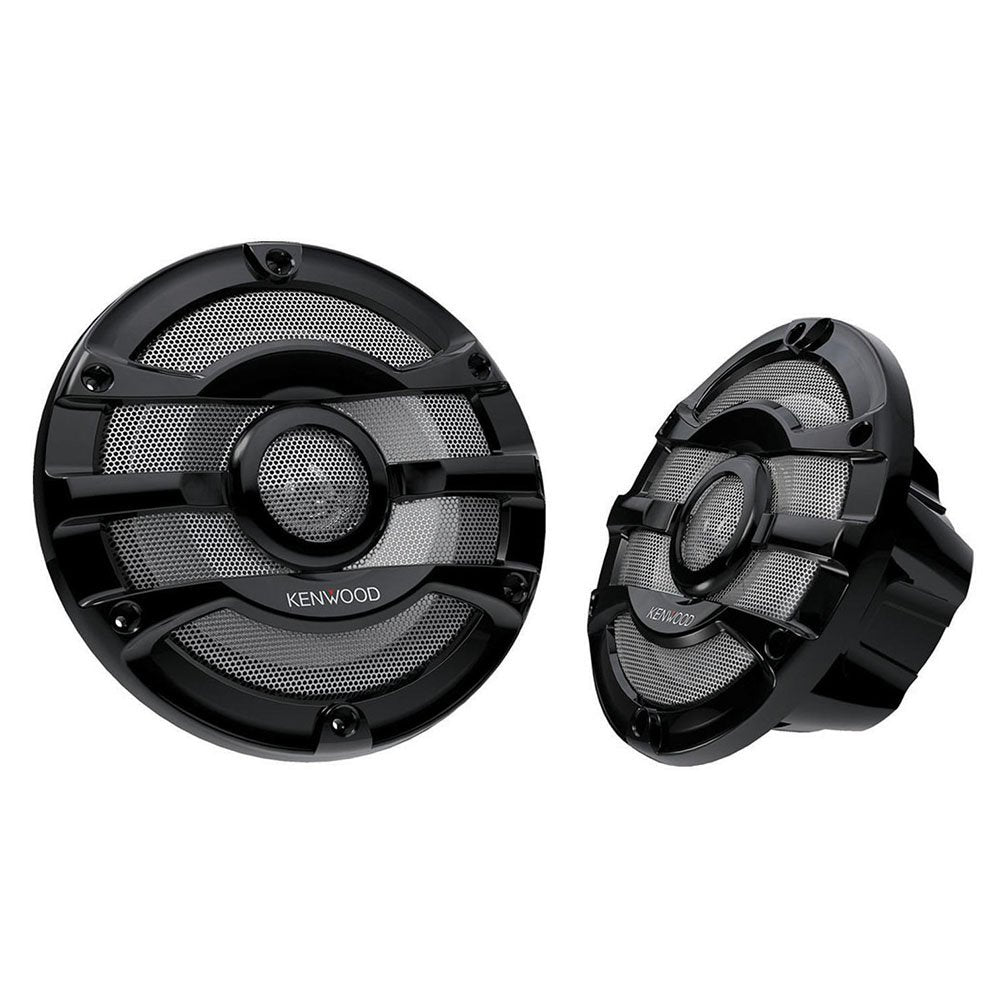 Bocina Coaxial Kenwood Marino Terminales de Oro Diámetro 8 Pulgadas