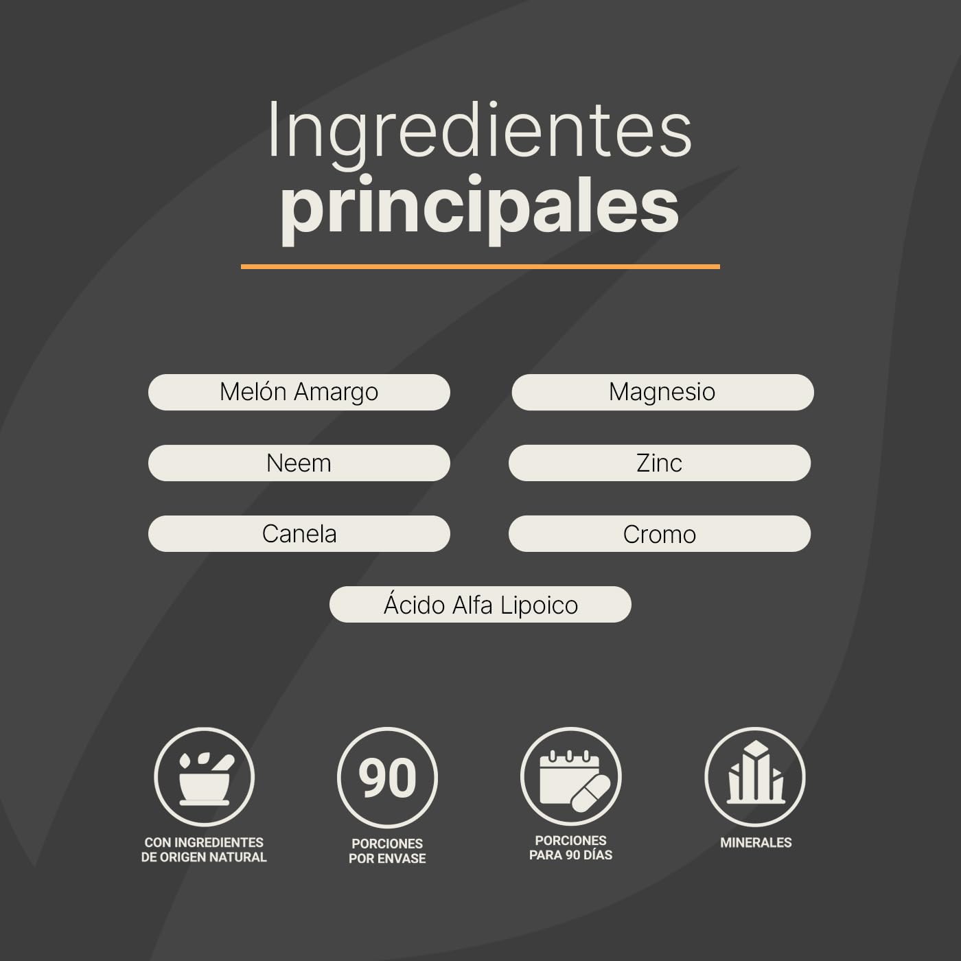 Cápsulas Naturales BSS B Life Melón Amargo Neem Canela 500 mg