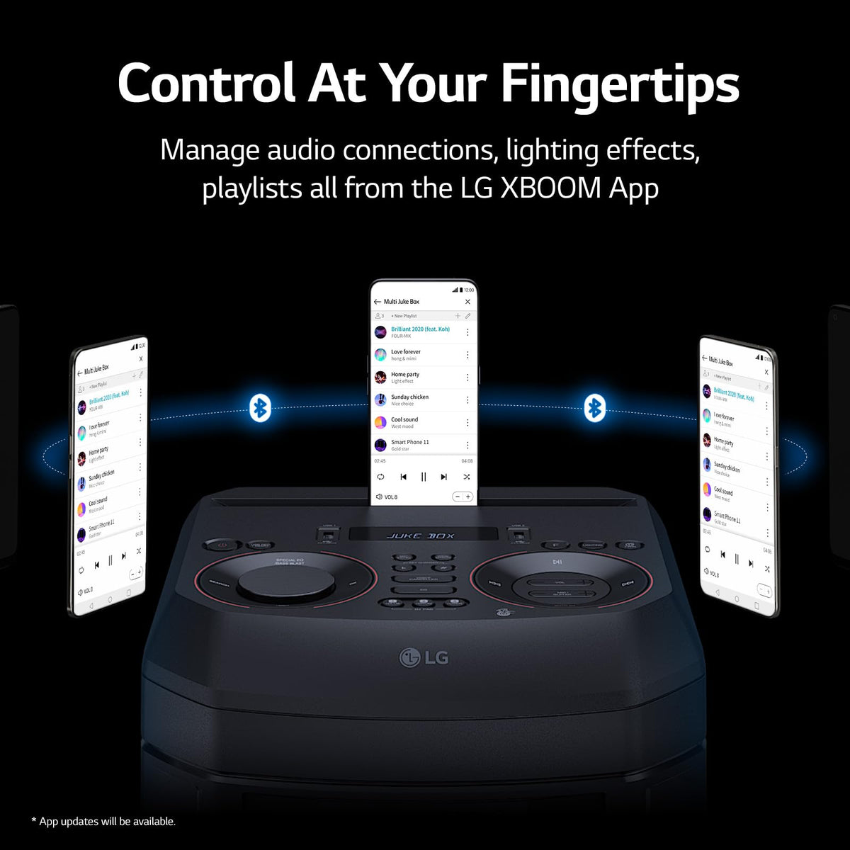 Sistema de Audio LG XBOOM RNC5 Graves Potentes