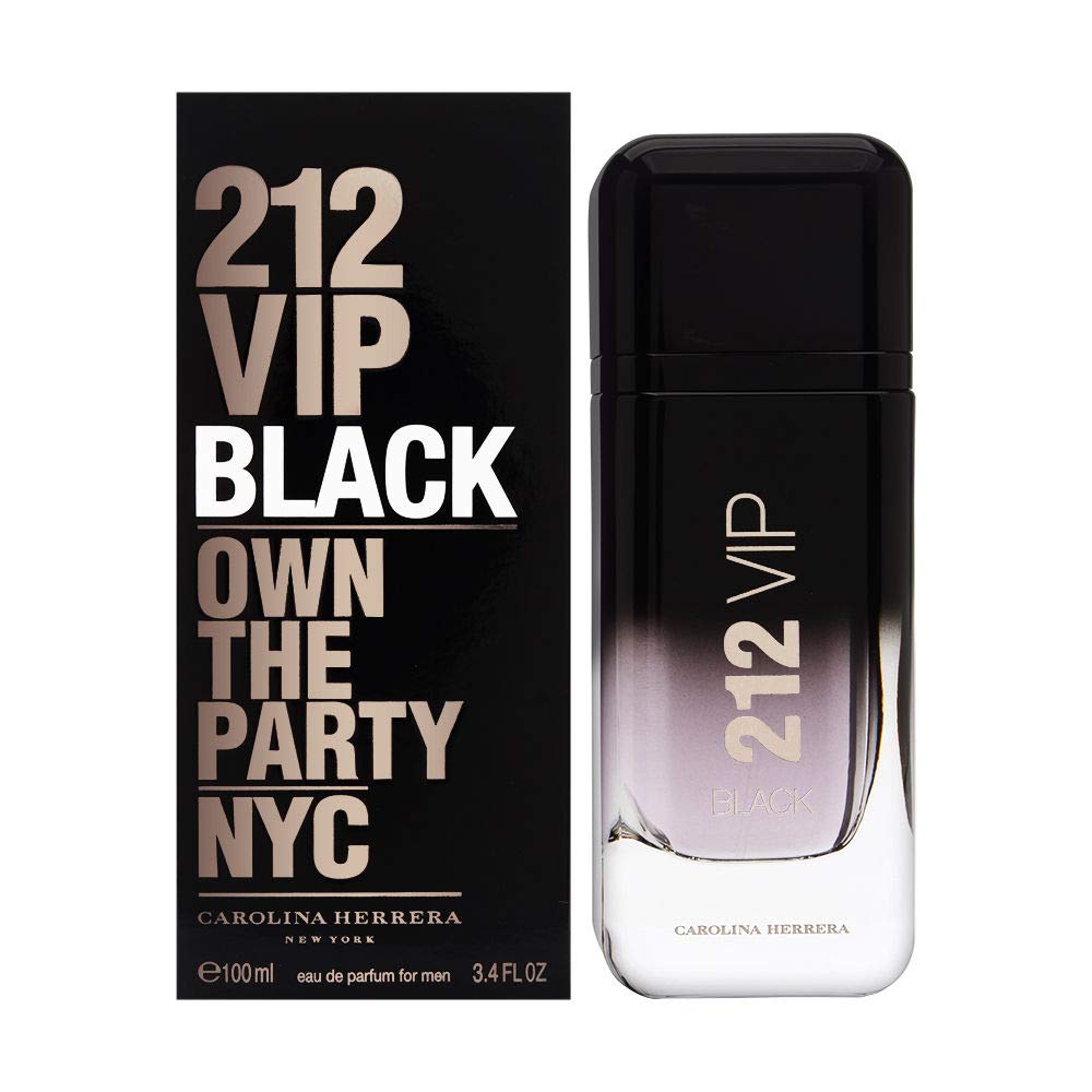 Carolina Herrera - 212 VIP Black Men de 3,4 onzas/100 ml, lanzado en 2017