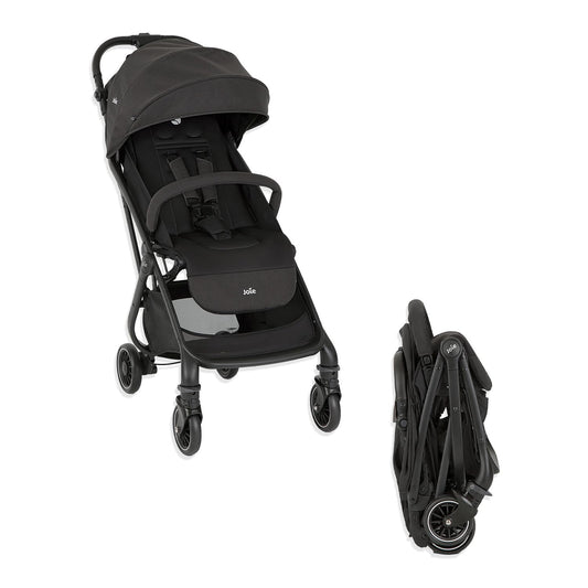 Joie Carriola para Bebe con Silla Ergonomica Tourist | Carriola Moderna para Bebes | Carriola de Baston Ligera Convertible a 2 Posiciones | Carreola con Frenos y Manija Ajustable | Carriola de viaje