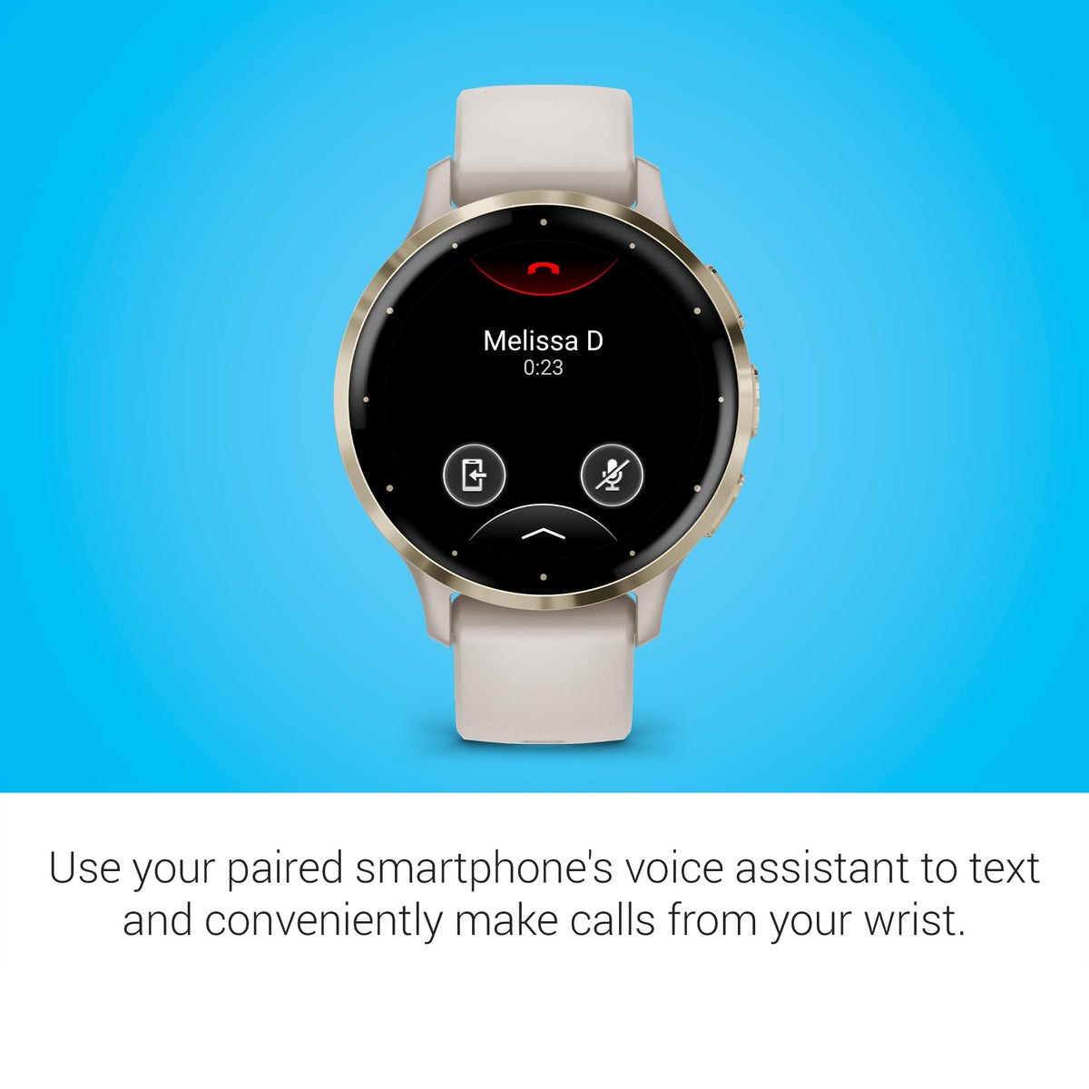 Reloj Garmin Venu Marfil 3s