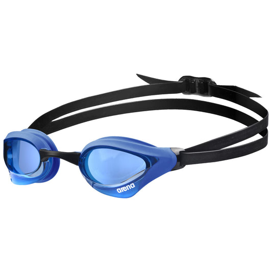 Arena Cobra Core - anteojos de natación para hombres y mujeres, azul/azul/negro, antivaho sin espejo (nuevas)