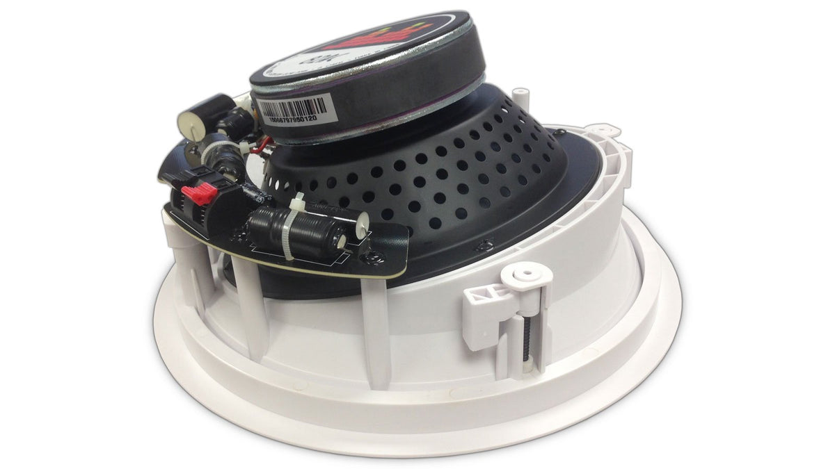 Bocina de Techo 82 AC Blanco con Tweeter Pivotante de 120 Watt en Ángulo de 2 Vías