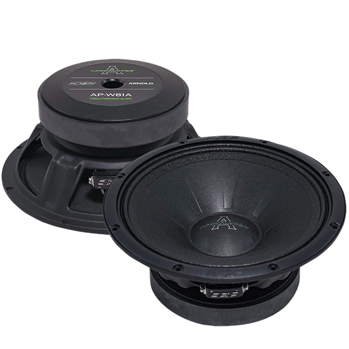Altavoces Deaf Bonce Apocalypse AP-W81A Blanco Mid-Bass para Coche 1000W 4 Ohmios
