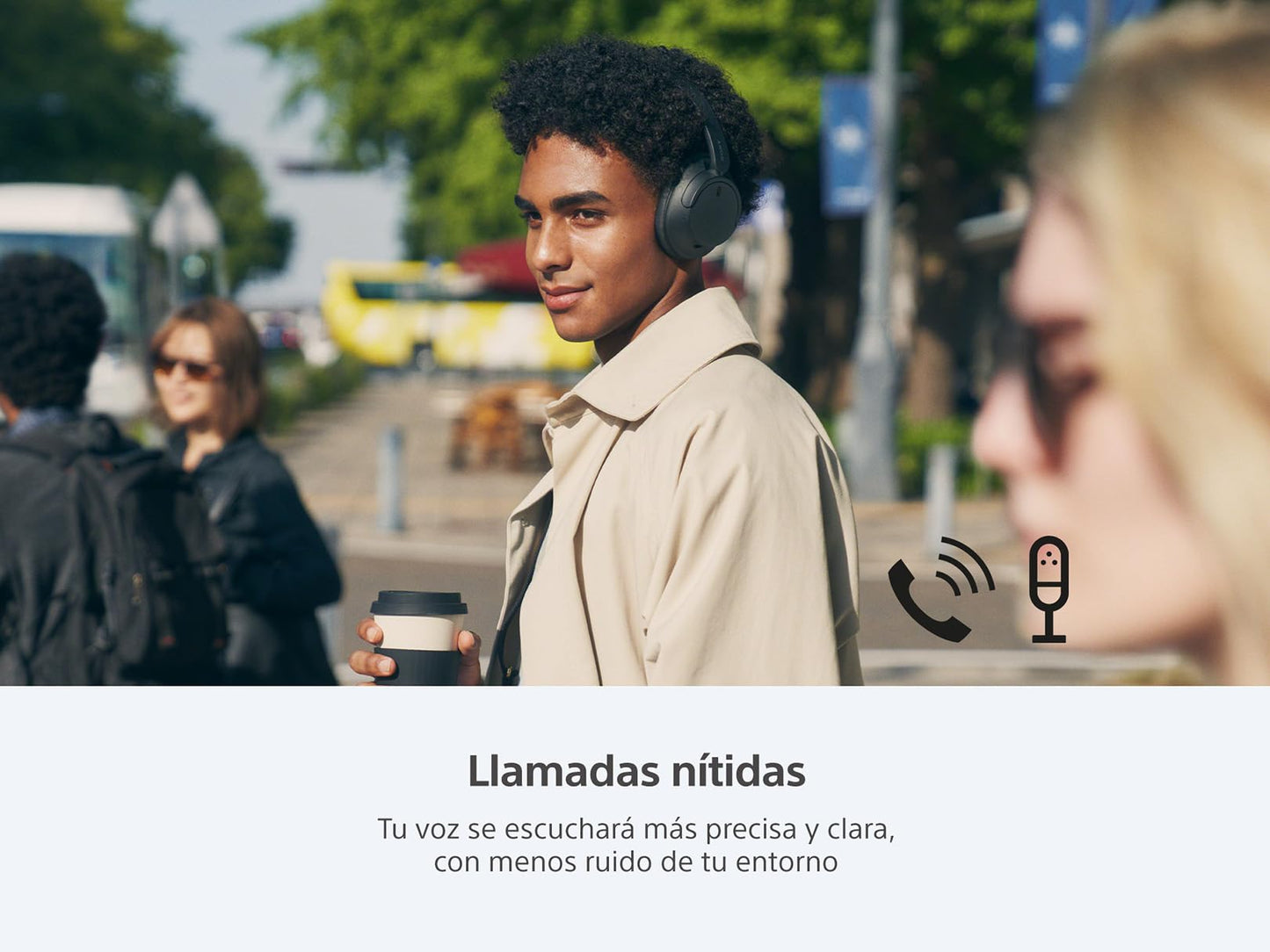 Audífonos Inalámbricos Sony Negro con Noise Canceling Versión Extranjera