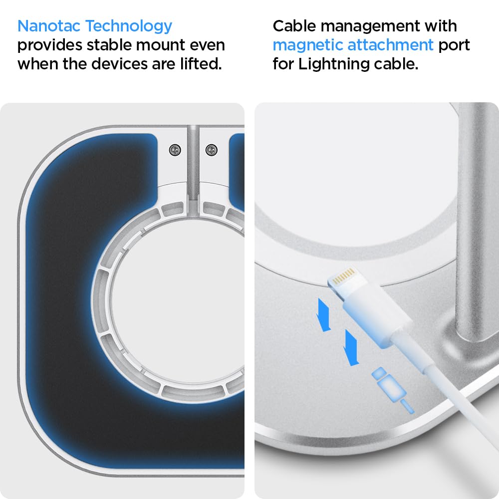 Soporte para Auriculares Spigen Plata Universal para AirPods MAX, Sonos, Bose, Beats, Sony, Sennheiser