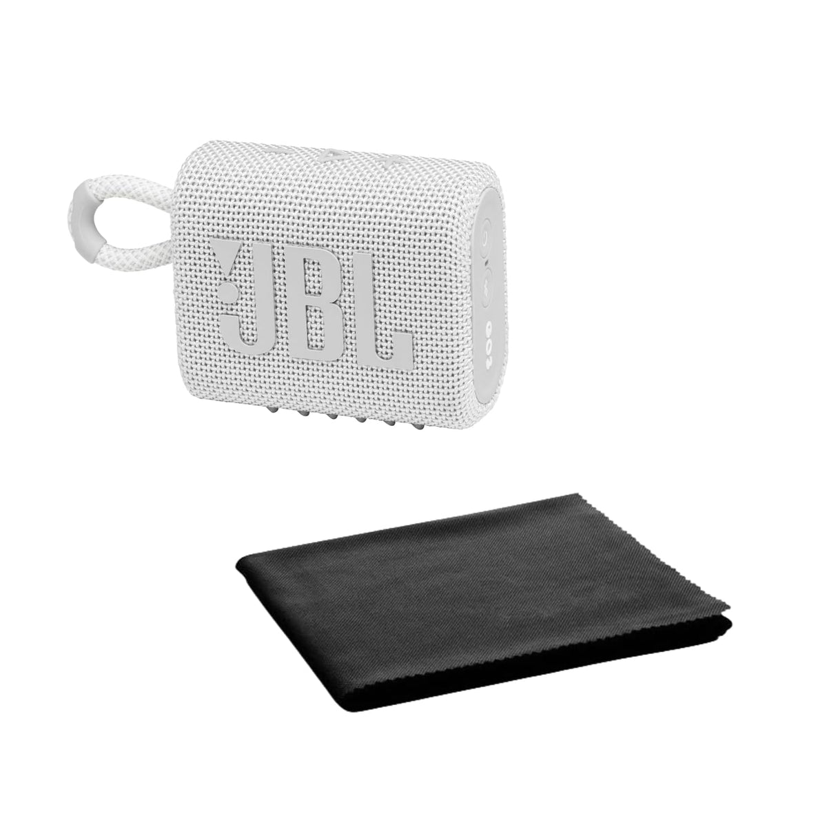 Altavoz Portátil JBL Blanco Resistente al Agua y al Polvo con Bluetooth y Batería Integrada