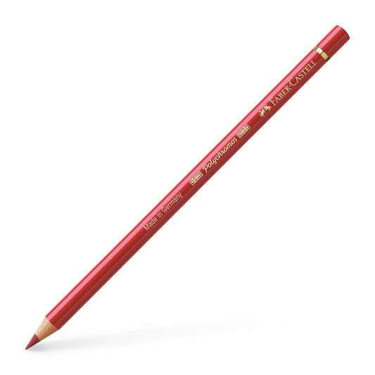 Faber Castell Polychromos - Lápices de colores, 191, rojo pompón, paquete de 6