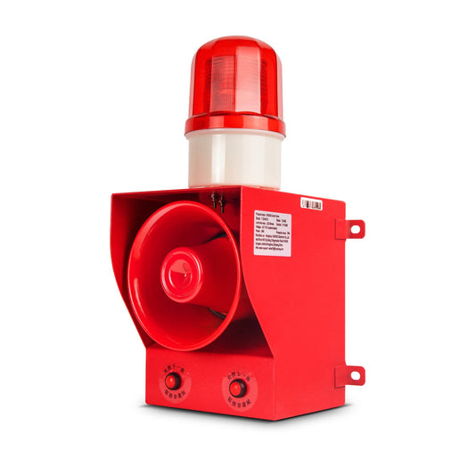 Alarma de Sirena YASONG 130dB Regulable para Entornos Ruidosos e Incendios