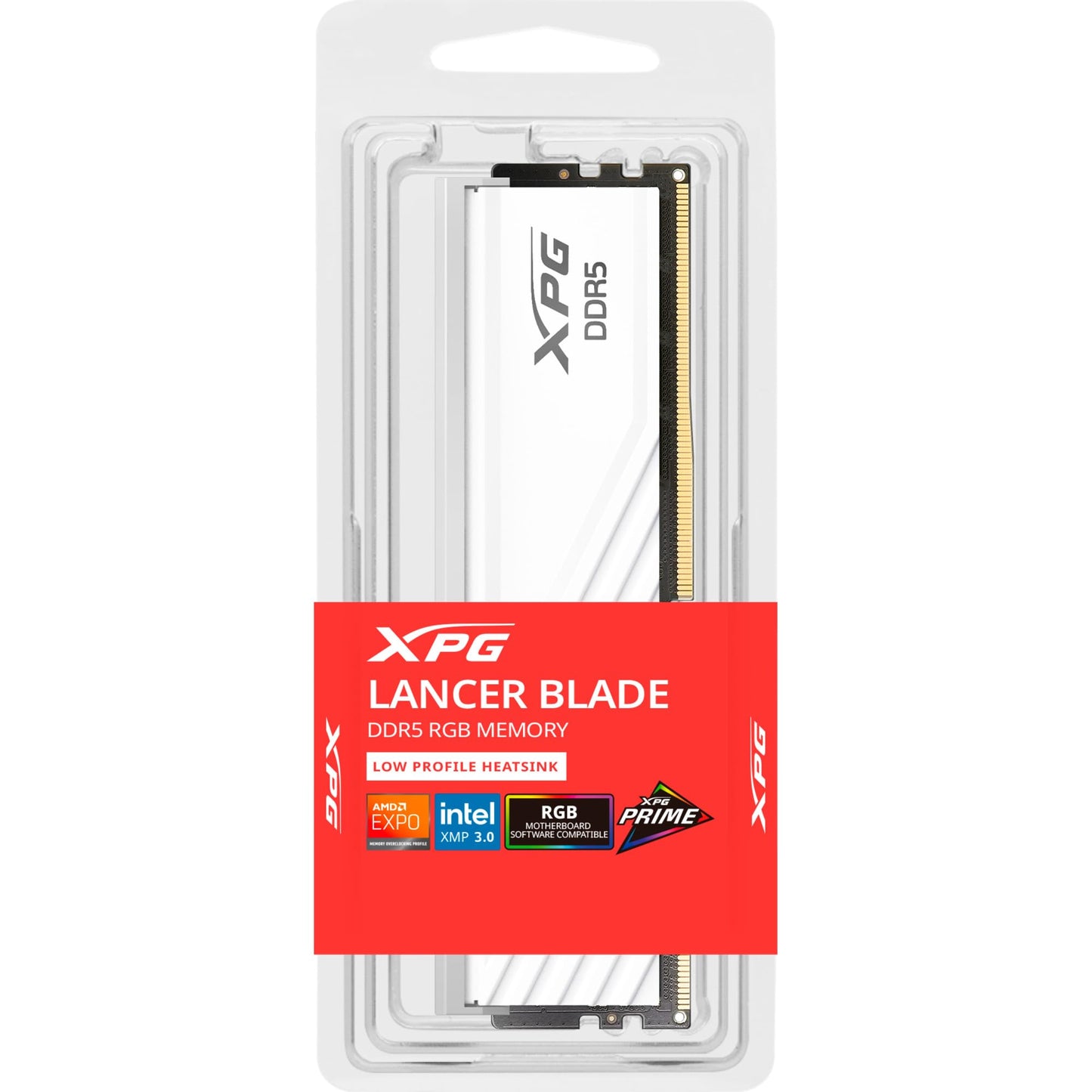 Memoria RAM DDR5 XPG Blanco 32GB Lancer Blade RGB 6000MT/s