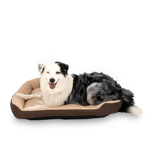 Cama para Perro Hills Cafe Beige Resistente y Confortable