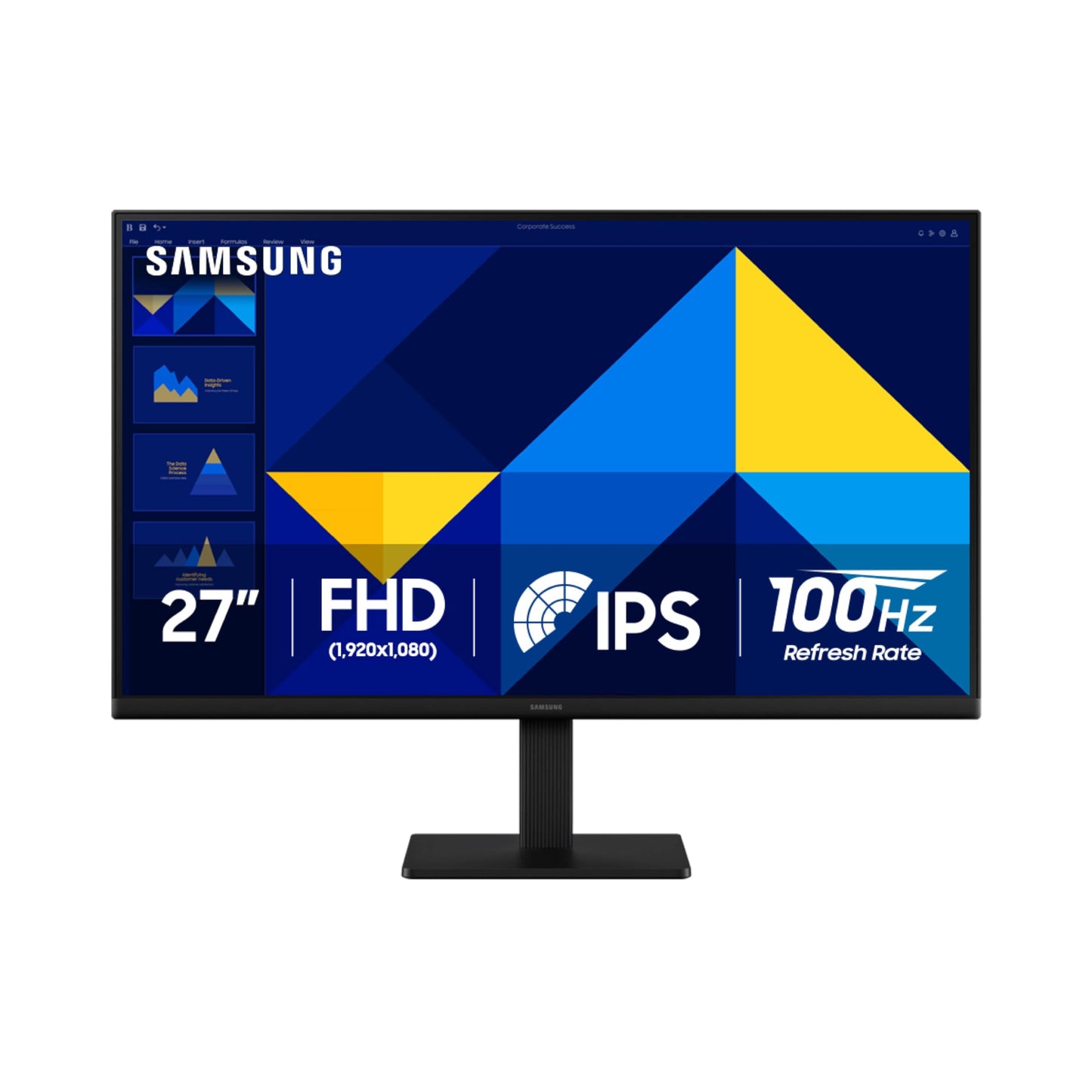 Monitor Samsung 27 Pulgadas IPS Ergonomía Avanzada 100 Hz Ocular y Modo de Juego