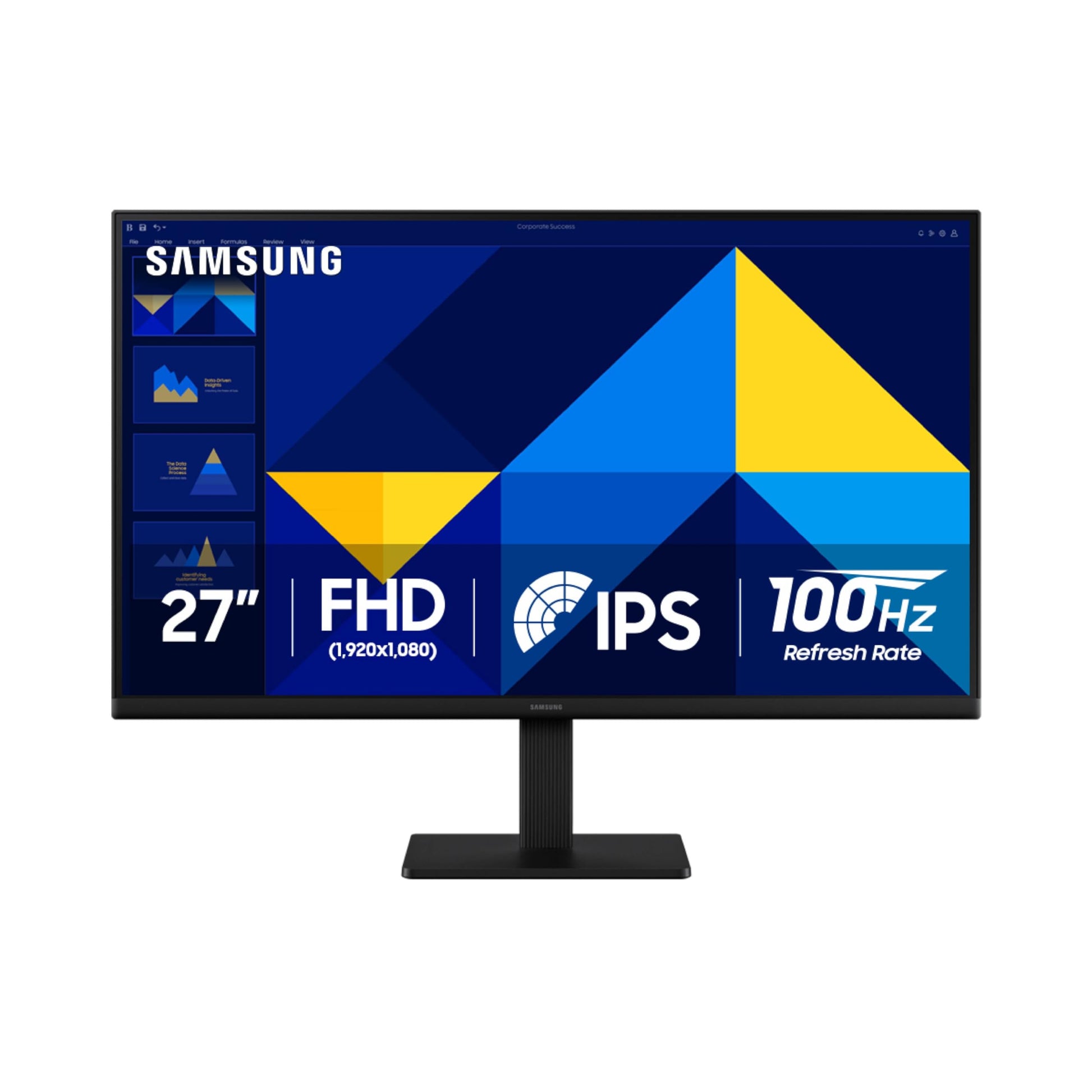 Monitor Samsung 27 Pulgadas IPS Ergonomía Avanzada 100 Hz Ocular y Modo de Juego