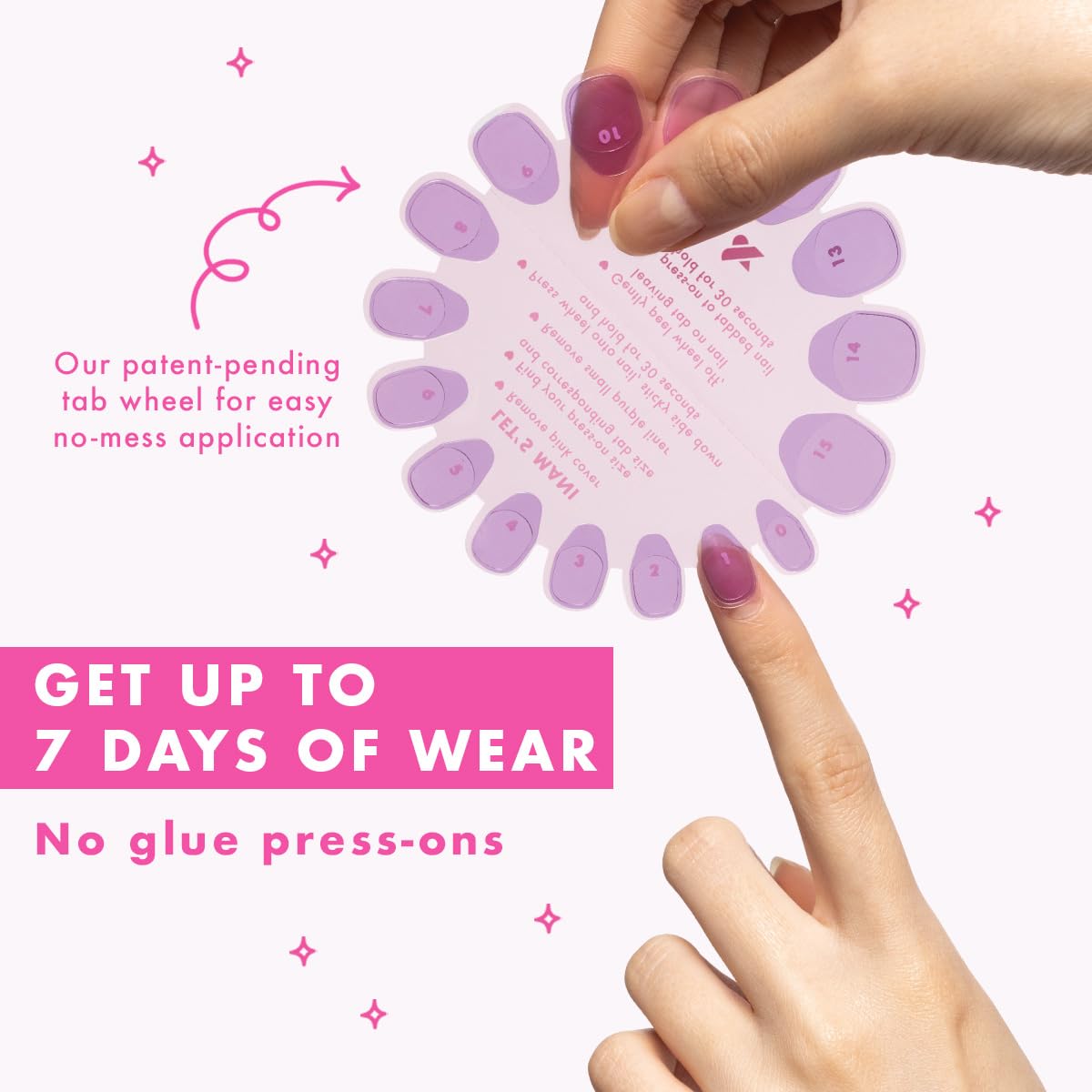Olive & June U?as Postizas Classic Super Stick Mani