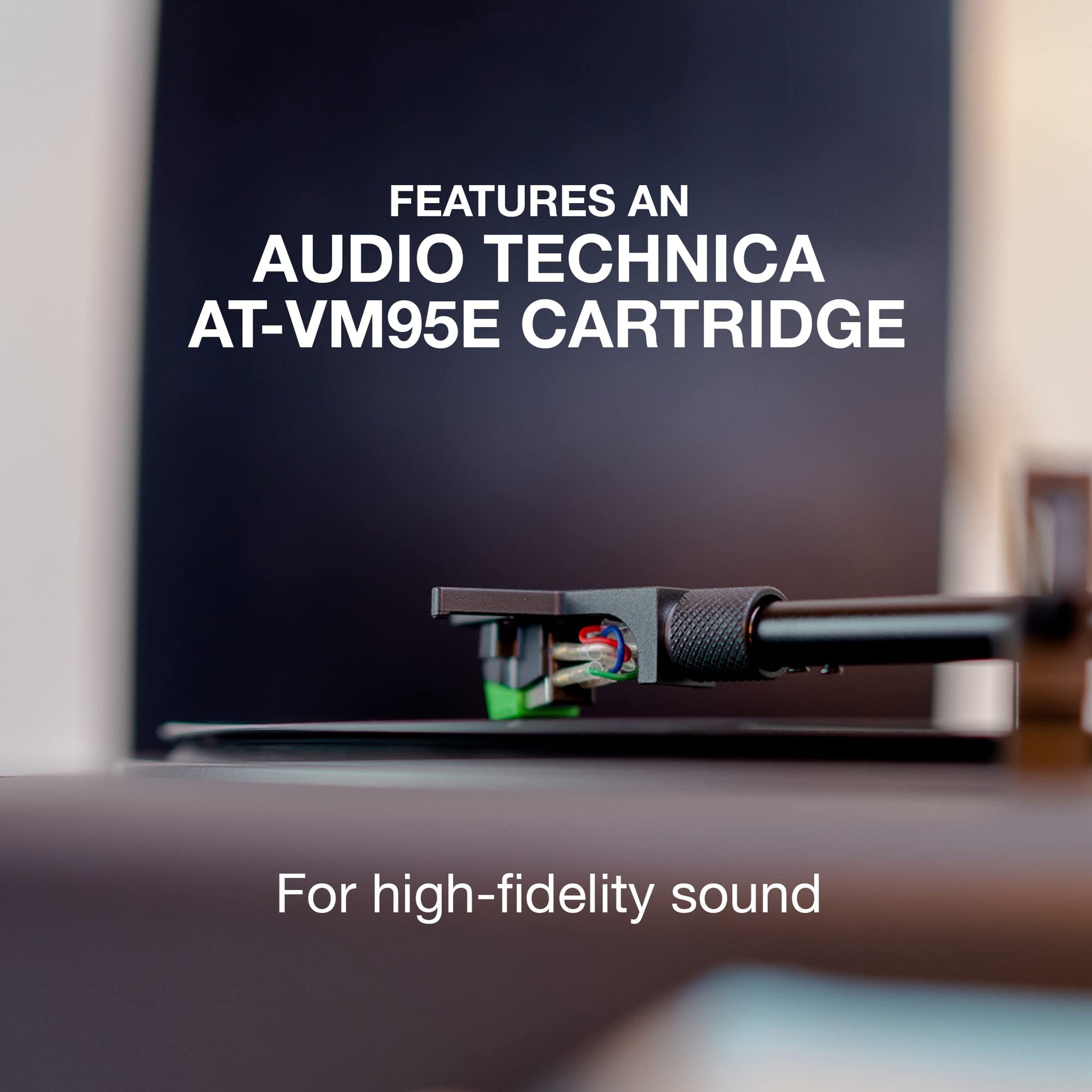 Tocadiscos Victrola Stream Onyx Negro con Bluetooth y Wi-Fi Streaming