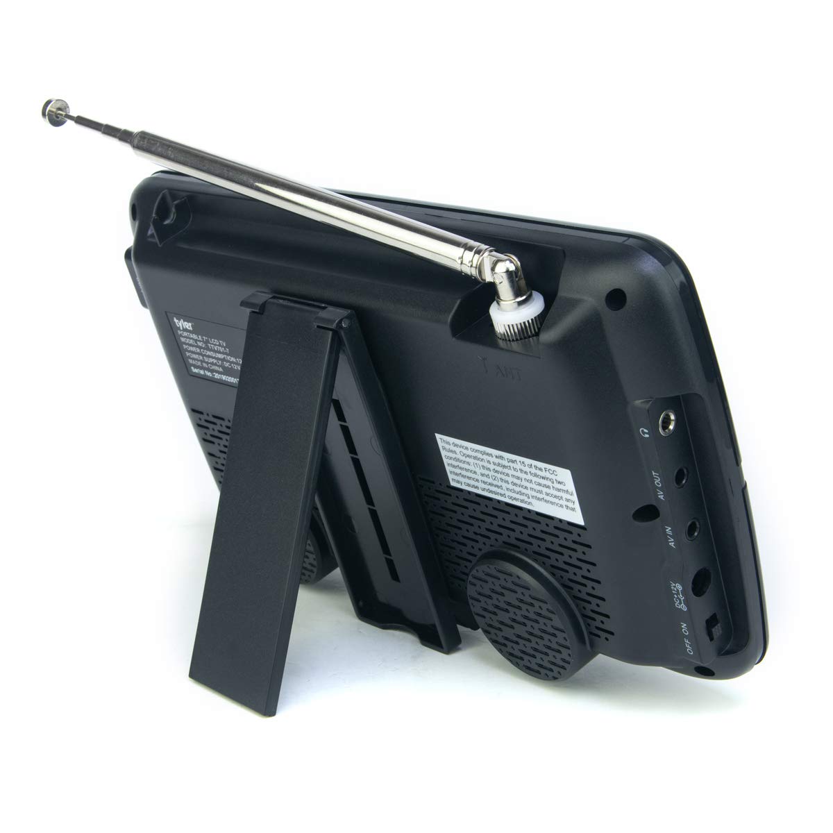 Monitor LCD Portátil Tyler 7 Pulgadas con Batería Recargable HD-TV para Viajes y Niños