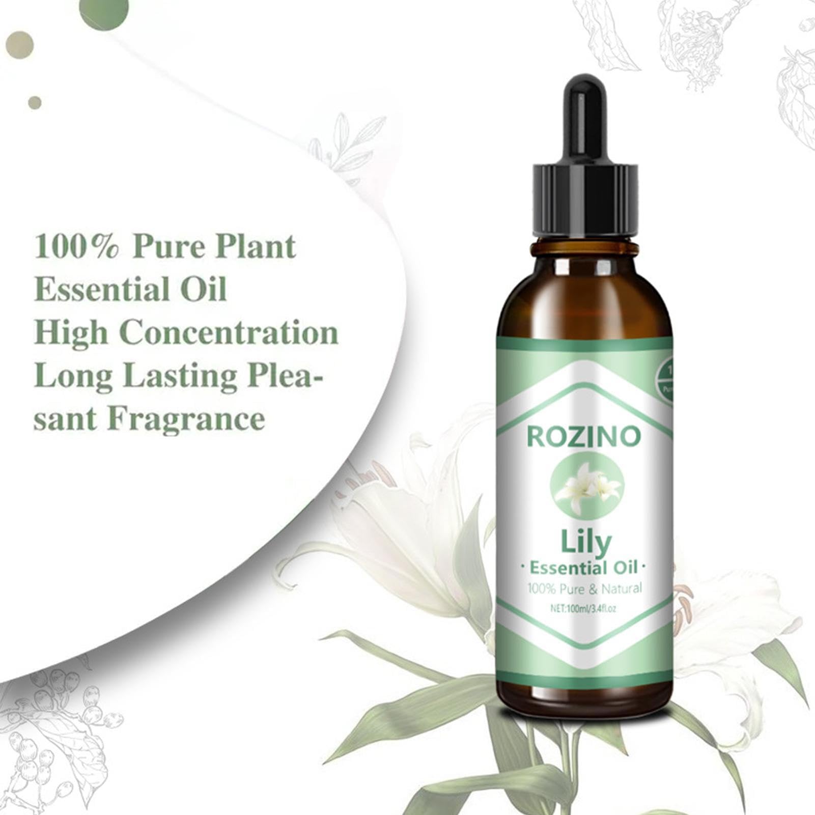 JMEDIC Aceites Esenciales para la Piel | Aceite Esencial de Lirio Natural para la Piel - Aceite de Masaje Corporal Seguro para la Piel hidratante para Estiramiento de la Piel de 100ml