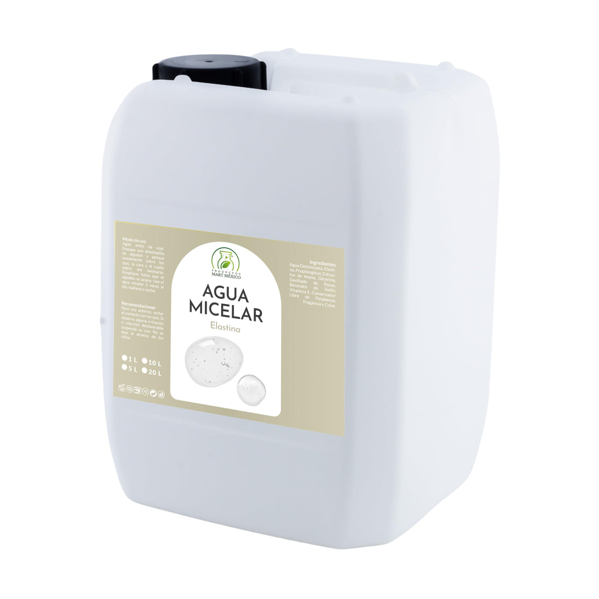 Agua Micelar Elastina Suaviza 5 Litros Productos Mart Mexico
