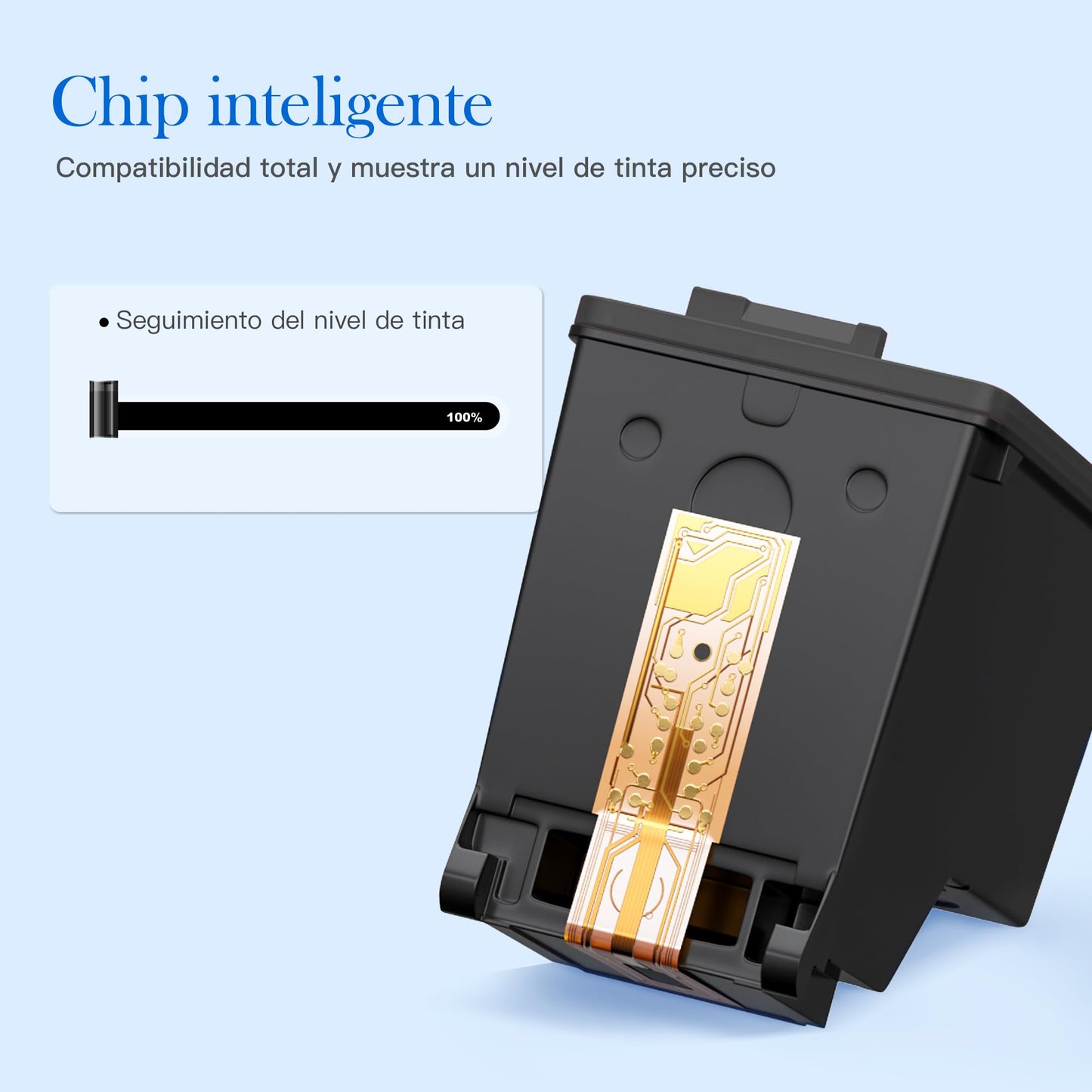 Cartucho de Tinta Valuetoner Negro Remanufacturado Compatible con Canon Pixma TS3110 MG2410 MG2510 MG3010 MG2910 IP2810