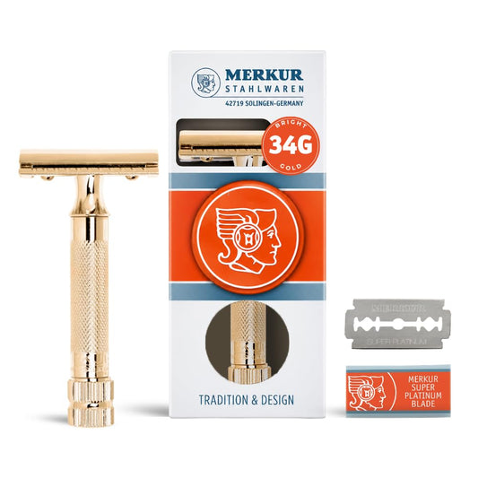 Merkur-Razor Double Edge Safety Razor Gold Plated