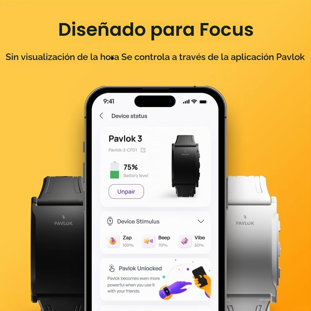 Coach Inteligente Pavlok 3 Blanco Alarma Silenciosa Vibradora Edición Deportiva