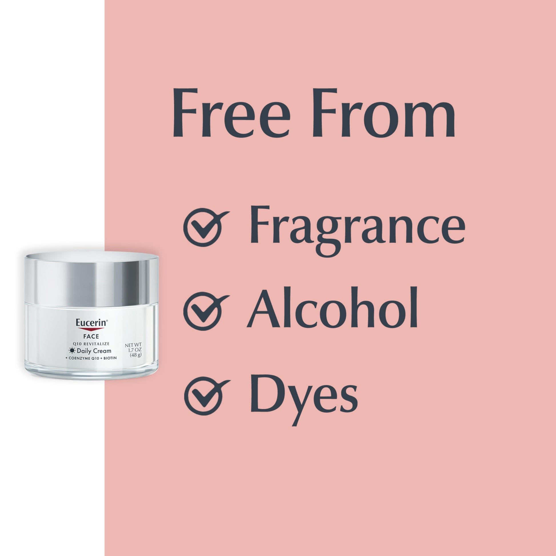 Eucerin - Crema facial antiarrugas Q10, tarro de 1.7 onzas