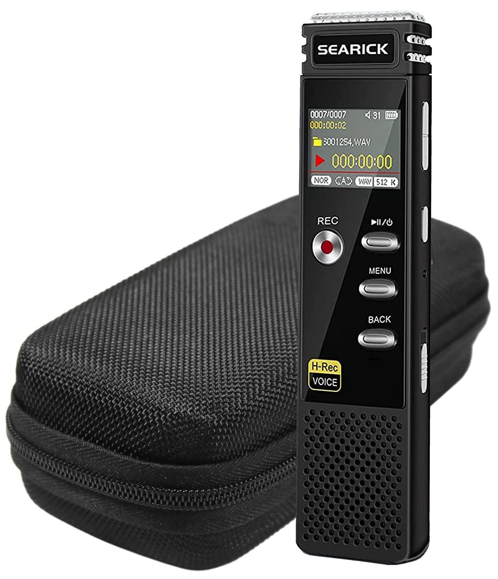 Funda de Viaje para Grabadora de Voz Maoershan Searick Portátil Grabadora de Cinta Digital para Hombre