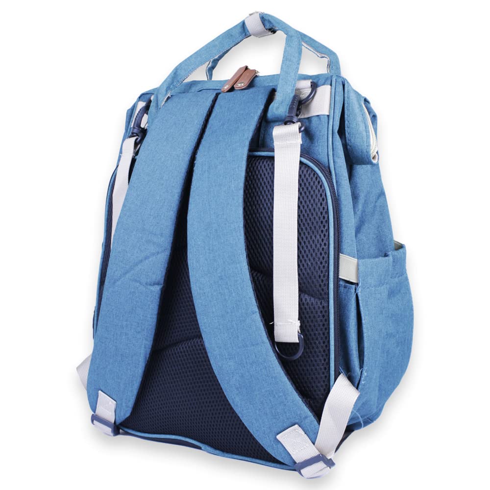 Mochila Pañalera con estación de cambio para pañales, Gran Capacidad con Múltiples Compartimentos, Bolsa Multifuncional - Verde