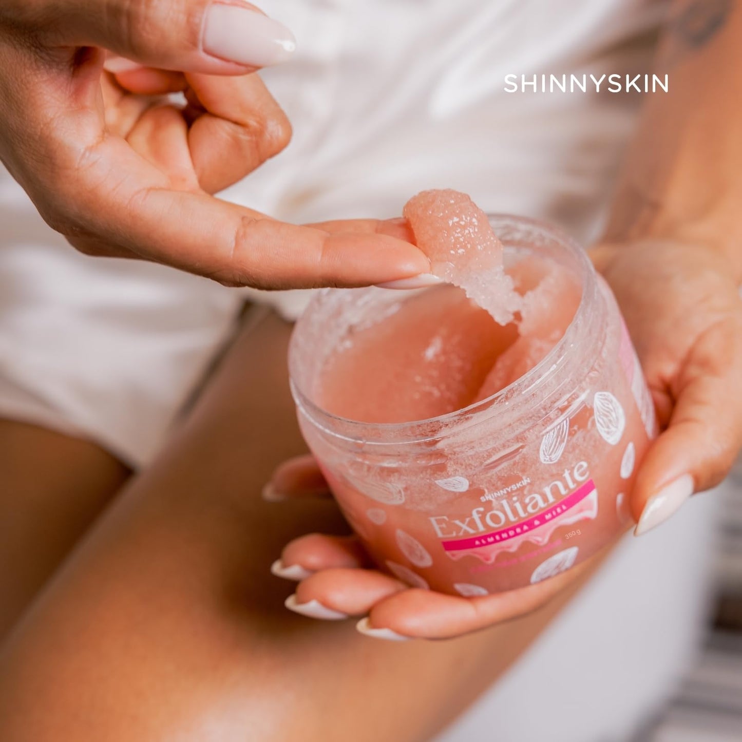 Pack de 2 Exfoliantes Hidratantes ShinnySkin Miel Piel Suave y Libre de Imperfecciones