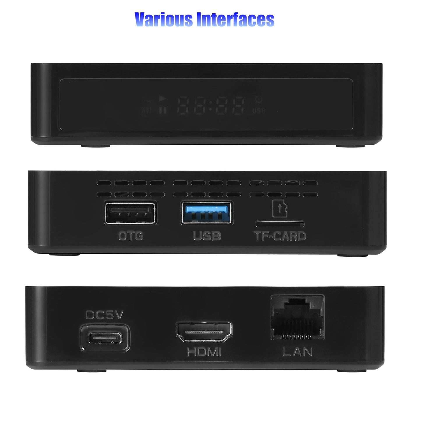 SHYSKY Android TV Box, TOX4 TV Box Android 13.0 RK3528 4GB RAM 32GB ROM 2.4G/5G WiFi 1000M BT5.1 USB3.0 4K H.265 HDR Box