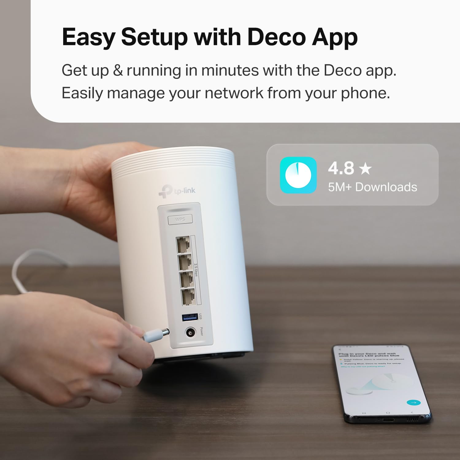 Sistema de Malla TP-Link BE10000 Triple Banda WiFi 7 con 6 Transmisiones y 4 Puertos para Todo el Hogar