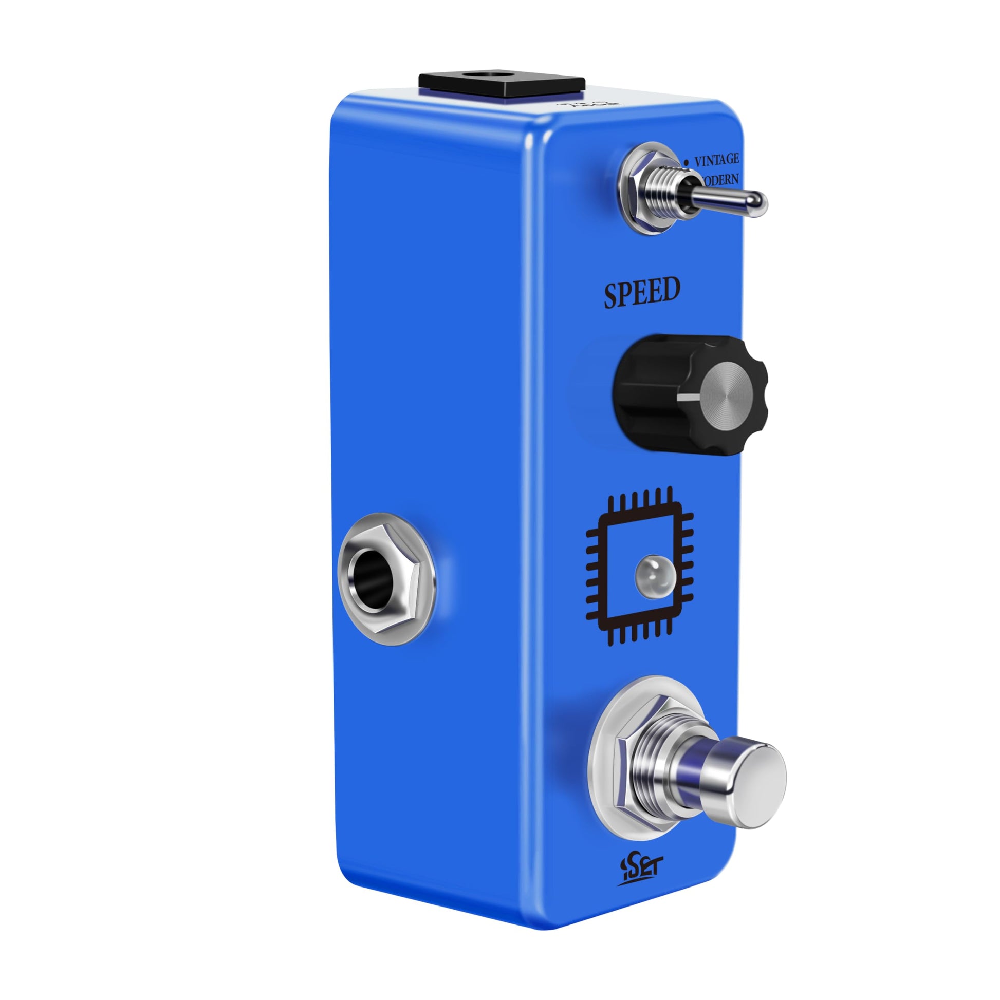 ISET Pedal de guitarra analógica Phaser para bajo de guitarra eléctrica True Bypass