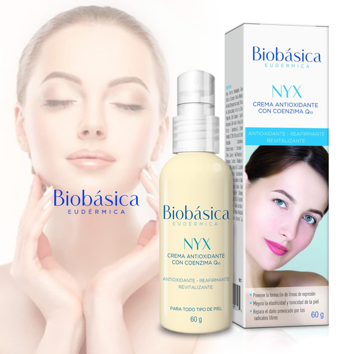Crema antioxidante con coenzima Q10 | Proteje | Reafirma | Estimula la producción de colágeno