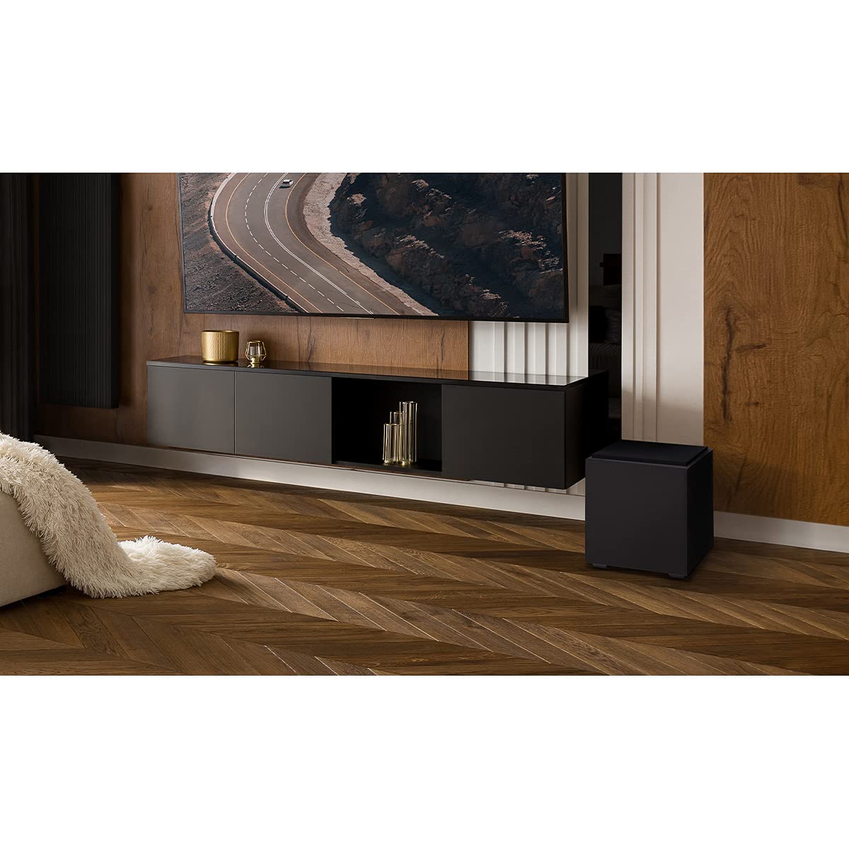 Definitive Technology DN8 8 Pulgadas – Nueva Arquitectura 3XR, Amplificador de Clase D Pico de 500 W y (2) radiadores de Graves acoplados a presión de 8 Pulgadas